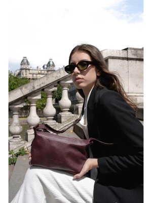 maison héritage PARIS Skórzana torebka "Mini July" w kolorze bordowym - 30 x 16 x 13 cm rozmiar: onesize