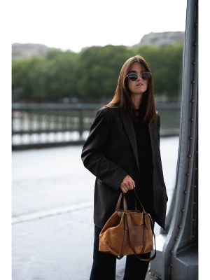 maison héritage PARIS Skórzana torebka "Mini Malta" w kolorze jasnobrązowym - 38 x 24 x 9 cm rozmiar: onesize