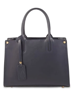 maison héritage PARIS Skórzana torebka "Pure" w kolorze granatowym - 33 x 24 x 13 cm rozmiar: onesize