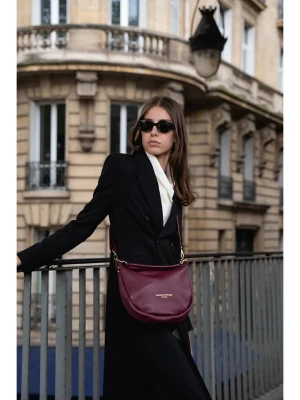 maison héritage PARIS Skórzana torebka "Ric" w kolorze bordowym - 29 x 24 x 5 cm rozmiar: onesize