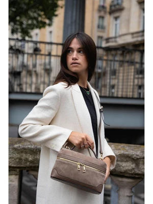 maison héritage PARIS Skórzana torebka "Simos" w kolorze jasnobrązowym - 25 x 22 x 10 cm rozmiar: onesize