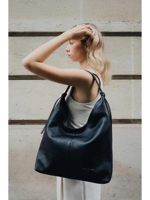 maison héritage PARIS Skórzana torebka "Tejo" w kolorze czarnym - 40 x 41 cm rozmiar: onesize