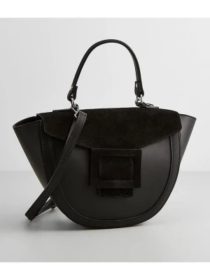 maison héritage PARIS Skórzana torebka "Votti" w kolorze czarnym - 28 x 21 x 9 cm rozmiar: onesize