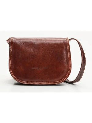 maison héritage PARIS Skórzana torebka w kolorze brązowym - 25 x 19 x 9,5 cm rozmiar: onesize