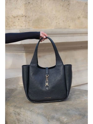 maison héritage PARIS Skórzany shopper bag "Artic" w kolorze czarnym - 41 x 28 x 11 cm rozmiar: onesize