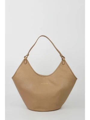 maison héritage PARIS Skórzany shopper bag "Cedro" w kolorze beżowym - 52 x 36 x 21 cm rozmiar: onesize