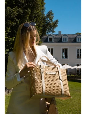 maison héritage PARIS Torebka "Bondi" w kolorze beżowym - 28, 5 x 36 x 18 cm rozmiar: onesize