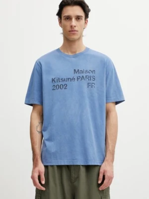 Maison Kitsuné 2002 t-shirt oversize bawełniany męski