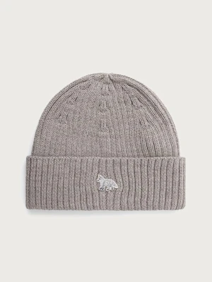 Maison Kitsuné Baby Fox Beanie czapka wełniana męska