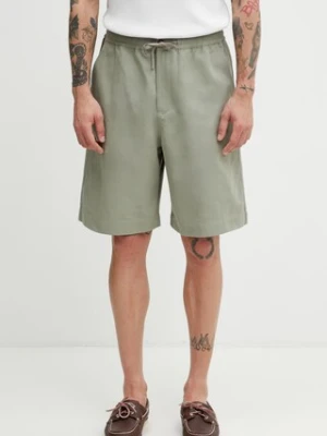 Maison Kitsuné bermudy z bawełną męskie