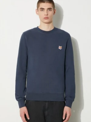 Maison Kitsuné bluza bawełniana Fox Head Patch Regular Sweatshirt