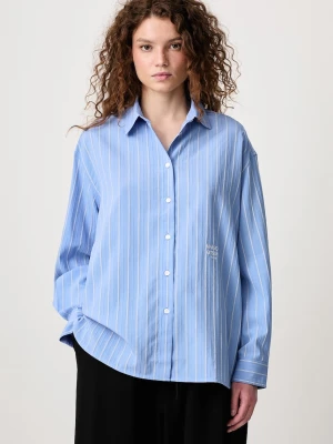 Maison Kitsuné Boyfriend koszula z wiskozy damska