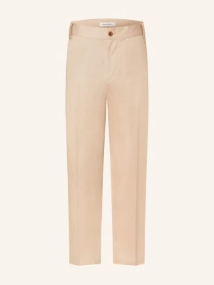 Maison Kitsuné Chinosy Straight Fit beige MAISON KITSUNÉ