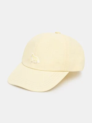 Maison Kitsuné czapka z daszkiem bawełniana Baby Fox