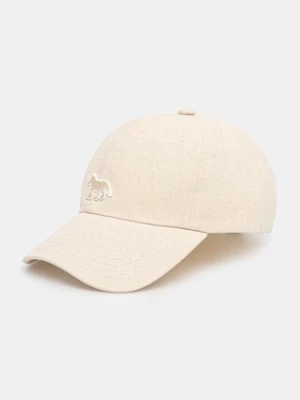 Maison Kitsuné czapka z daszkiem bawełniana Baby Fox