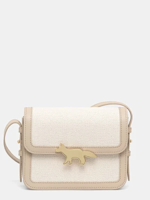 Maison Kitsuné Edie torebka kuferek damska skórzana