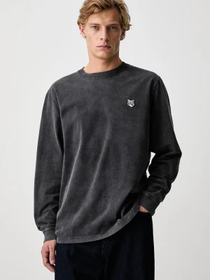 Maison Kitsuné Fox Head longsleeve męski bawełniany