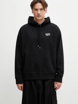 Maison Kitsuné Handwriting bluza z kapturem bawełniana męska