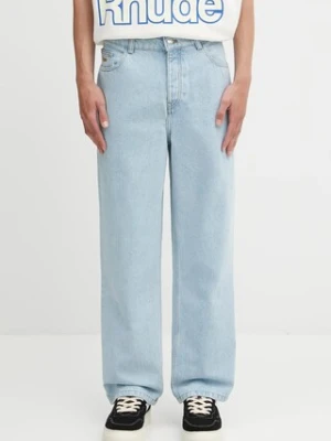 Maison Kitsuné jeansy Relaxed Denim męskie OM01105WD4009