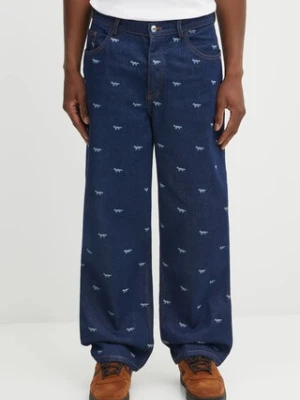 Maison Kitsuné jeansy Relaxed Denim męskie OM01105WD4014