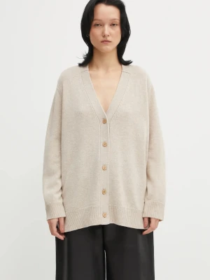Maison Kitsuné kardigan wełniany Merino Wool Long