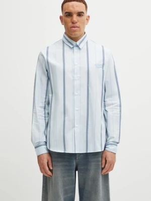 Maison Kitsuné koszula Relaxed męska kolor niebieski regular z kołnierzykiem klasycznym MM00403WC5029