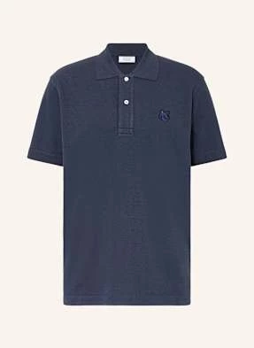 Maison Kitsuné Koszulka Polo Z Piki blau MAISON KITSUNÉ