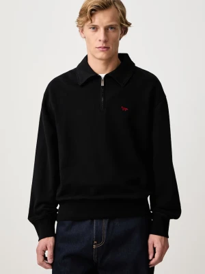 Maison Kitsuné Profile Fox bluza męska bawełniana z elastanem
