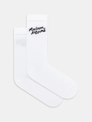 Maison Kitsuné skarpetki Handwriting