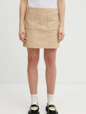 Maison Kitsuné spódnica bawełniana Patch Pocket