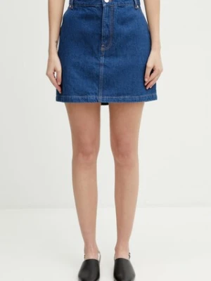 Maison Kitsuné spódnica jeansowa