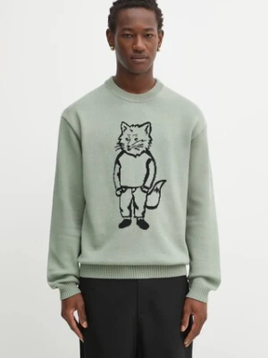 Maison Kitsuné sweter Dressed Fox Intarsia
