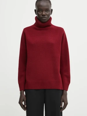 Maison Kitsuné sweter wełniany Merino Wool Comfort Turtleneck