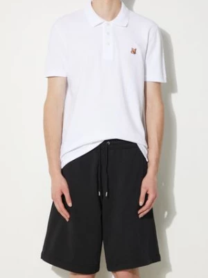 Maison Kitsuné szorty bawełniane Bold Fox Head Patch Oversize Jog Shorts kolor czarny MM01121KM0001