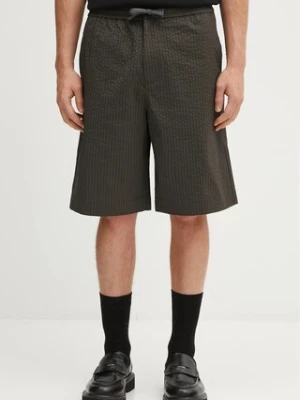 Maison Kitsuné szorty Elasticated Bermuda męskie kolor zielony OM01406WC5032