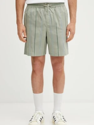 Maison Kitsuné szorty Elasticated męskie kolor zielony OM01407WC5029
