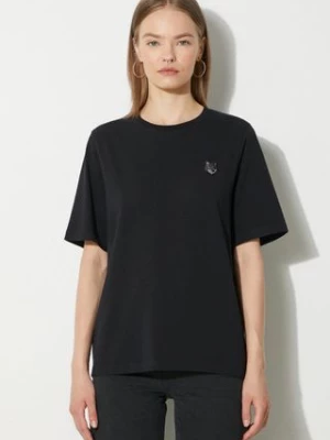 Maison Kitsuné t-shirt bawełniany Bold Fox Head Patch Comfort damski kolor czarny MW00127KJ0119