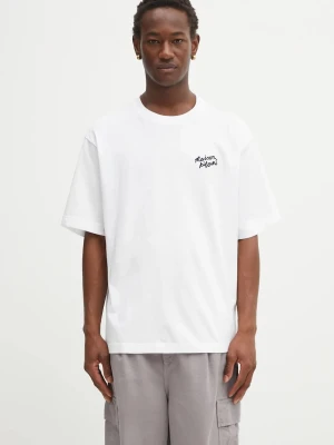 Maison Kitsuné t-shirt bawełniany Maison Kitsune Handwriting Embroidery