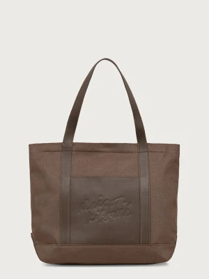 Maison Kitsuné torebka shopper damska bawełniana