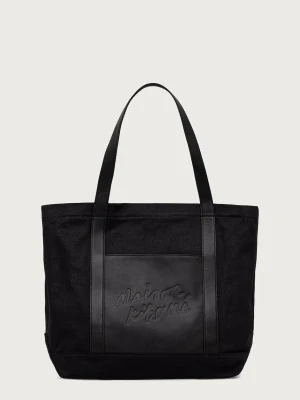 Maison Kitsuné torebka shopper damska bawełniana