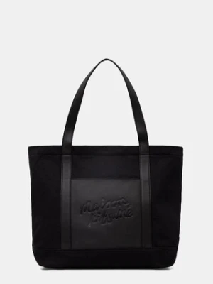 Maison Kitsuné torebka tote damska bawełniana