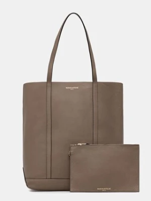 Maison Kitsuné torebka tote damska skórzana