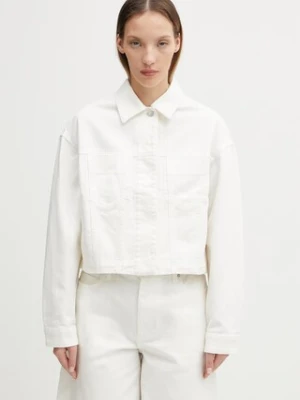 Maison Kitsuné Trucker krótka kurtka damska jeansowa