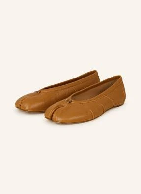 Maison Margiela Baleriny Tabi braun