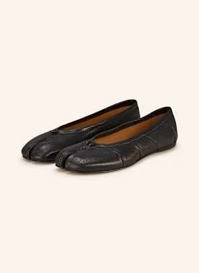 Maison Margiela Baleriny Tabi schwarz