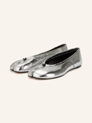 Maison Margiela Baleriny Tabi silber
