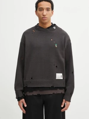 Maison MIHARA YASUHIRO sweter męski kolor czarny A15SW532