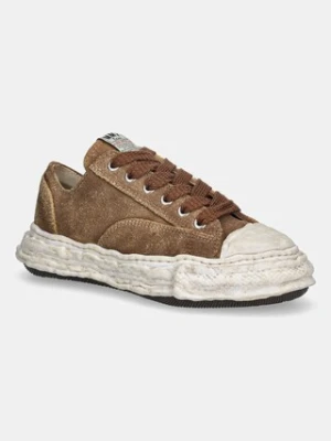 Maison MIHARA YASUHIRO tenisówki zamszowe kolor brązowy A15FW724