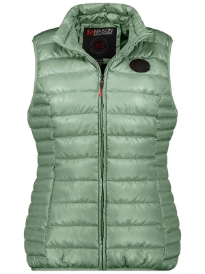 Maison Montaigne Kamizelka pikowana "Annemai" w kolorze zielonym rozmiar: L