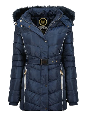 Maison Montaigne Kurtka pikowana "Beckmai" w kolorze granatowym rozmiar: L